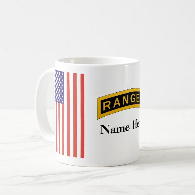 Arméskogsvaktaren skolar - muggen kaffemugg (Framsida vänster)