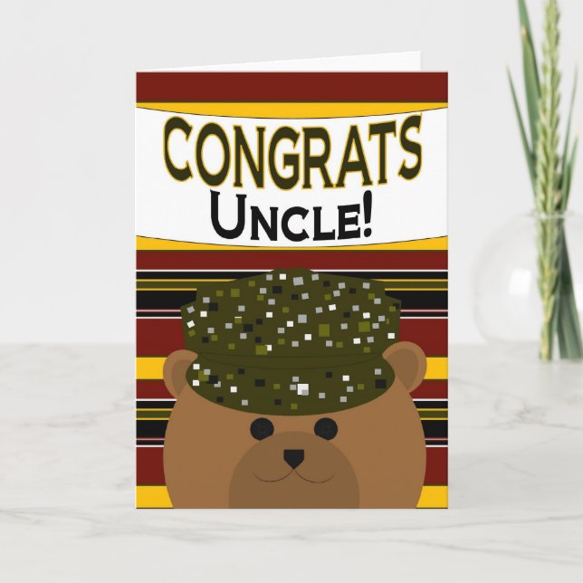 Armésoldat Gratulerar! Kort (Framsida)