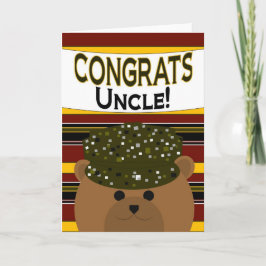 Armésoldat Gratulerar! Kort
