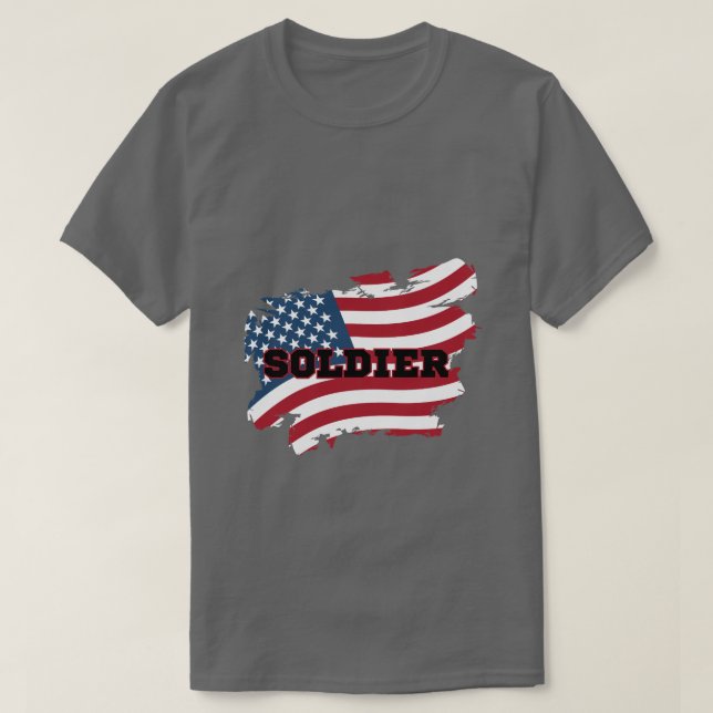 Armésoldat T Shirt (Design framsida)
