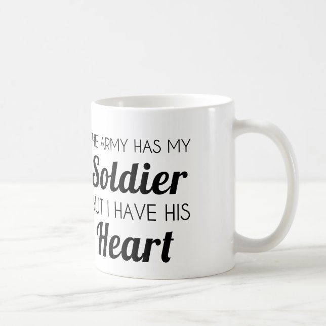 ARMÉSOLDATHJÄRTA KAFFEMUGG (Höger)