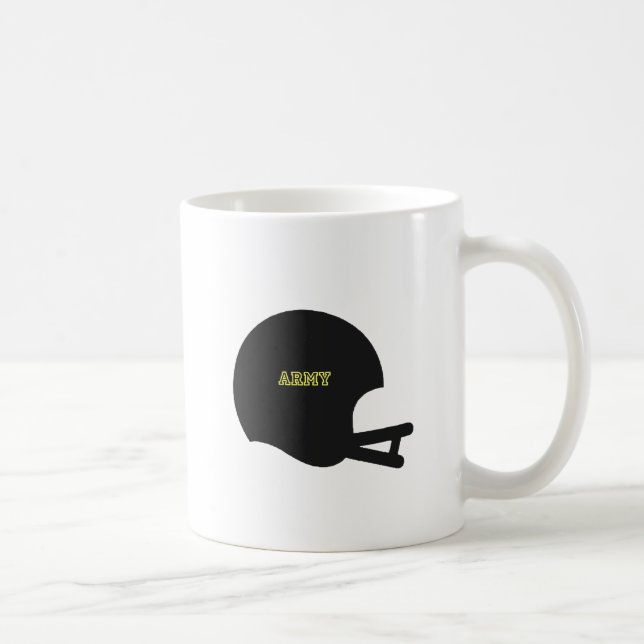 Armésvarten adlar logotypen för kaffemugg (Höger)