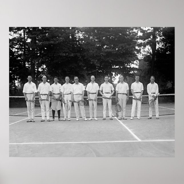 Armétennis Team, 1920-talet Poster (Framsidan)