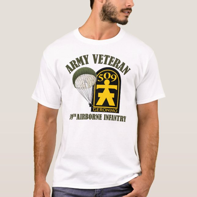 Arméveteran - 509. PIR T Shirt (Framsida)
