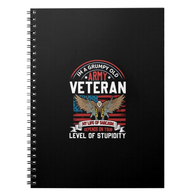 arméveteran anteckningsbok (Framsidan)