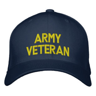 Arméveteran Hat Broderad Keps