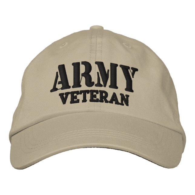 Arméveteran Hat Broderad Keps (Framsida)