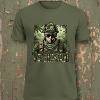 Arméveteran Kamouflage T Shirt