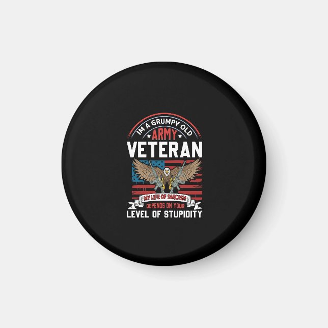 arméveteran magnet (Framsidan)