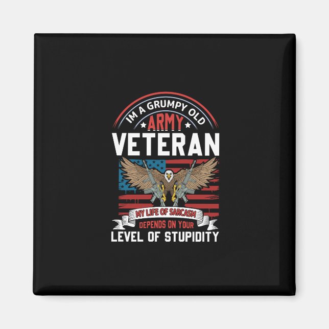 arméveteran magnet (Framsidan)