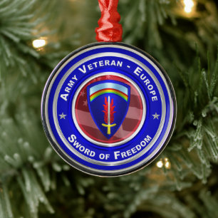 Arméveterinär-Europe Keepsaké Jul Julgransprydnad Metall