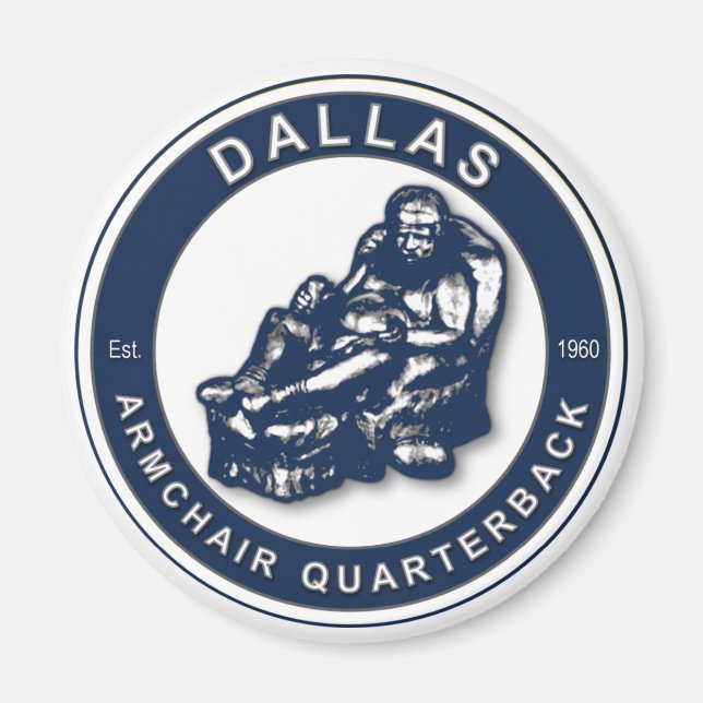 Armgun QB Dallas Football Magnet (Framsidan)