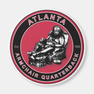 Armgun Quarterback - Atlanta Football Magnet