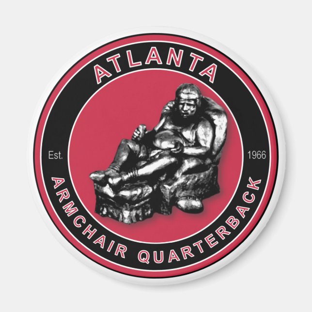 Armgun Quarterback - Atlanta Football Magnet (Framsidan)