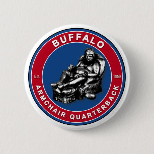 Armgun Quarterback Buffalo Football Stift Knapp