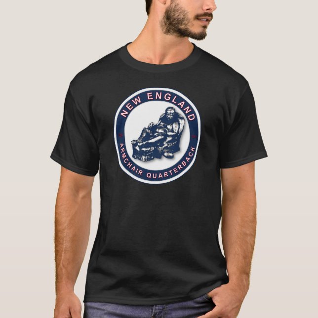 Armgun Quarterback - New England Football T-shirt (Framsida)