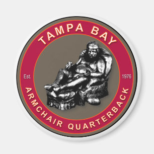 Armgun Quarterback - Tampa Bay Football Magnet