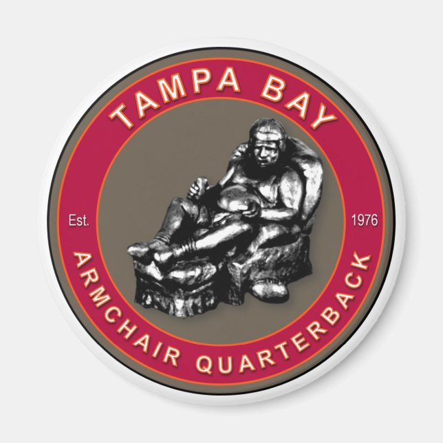 Armgun Quarterback - Tampa Bay Football Magnet (Framsidan)