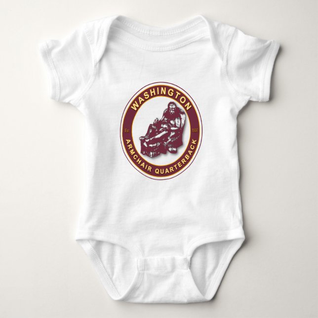 Armgun Quarterback - Washington Football Tee (Framsida)