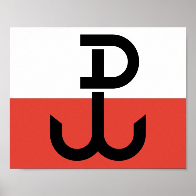 Armia Krajowa Flagga Poster (Framsidan)
