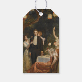 Armidas trädgård (av John Collier) Presentetikett