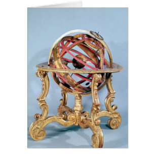 Armillary sphere hälsningskort