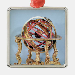 Armillary sphere julgransprydnad metall