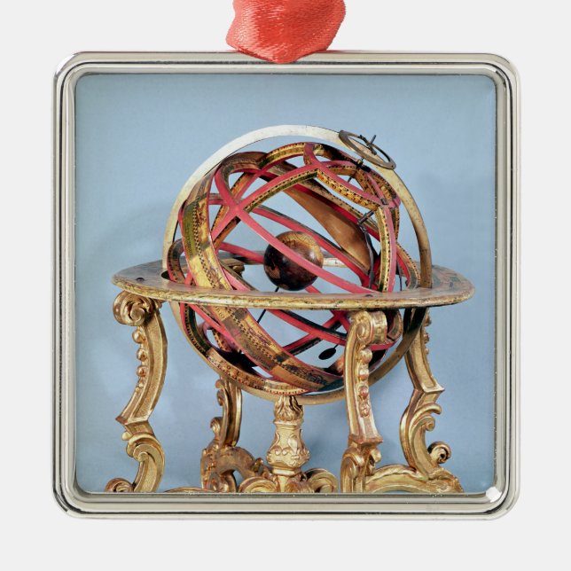 Armillary sphere julgransprydnad metall (Framsidan)
