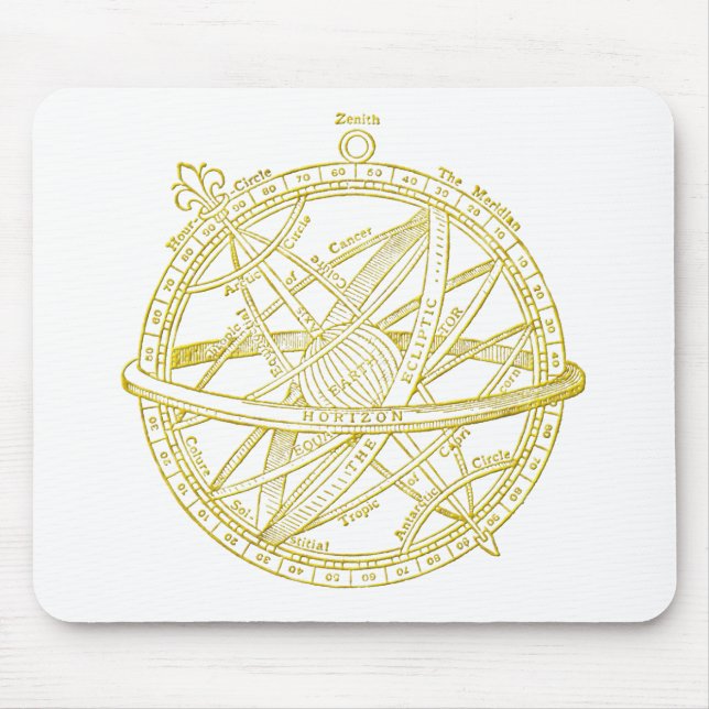 Armillary sphere musmatta (Framsidan)