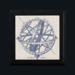 Armillisekortdiagram Minnesask<br><div class="desc">Armillary Sphere på Linen I by Vision Studio. Armär sfär med linn bakgrund.</div>