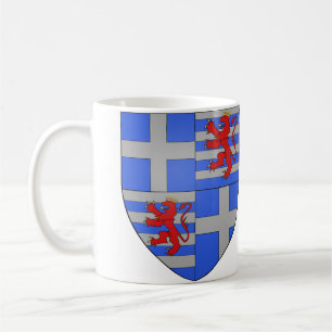 Armoiries Guy de Lusignan Kaffemugg