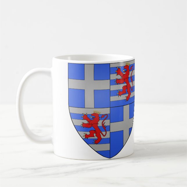 Armoiries Guy de Lusignan Kaffemugg (Vänster)