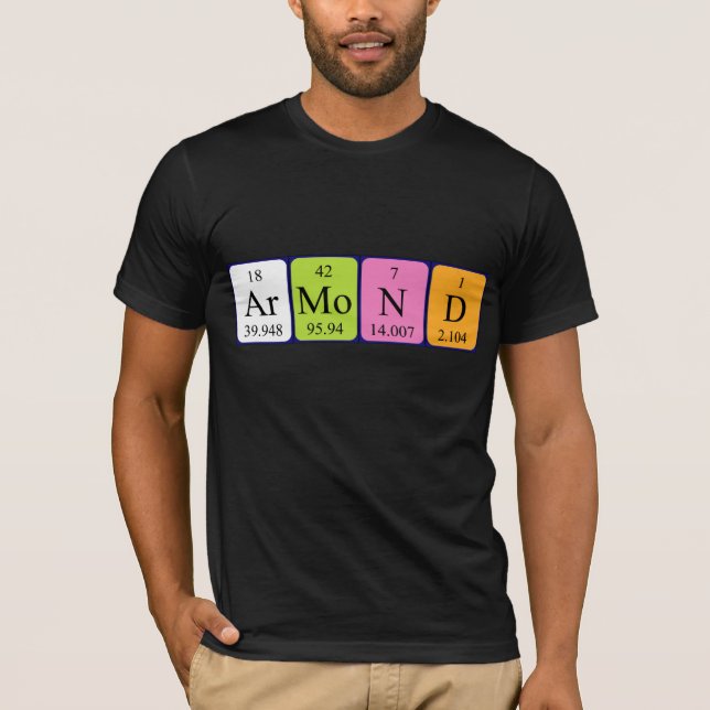 Armond Periodiska bord namn-skjorta T Shirt (Framsida)