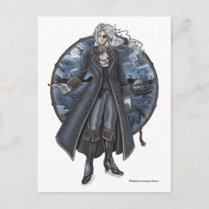 Armond's Brev gotiic Pirat vycard Vykort