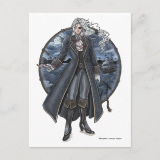 Armond's Brev gotiic Pirat vycard Vykort