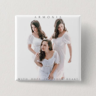 Armonia med hopp i hjärtat knapp