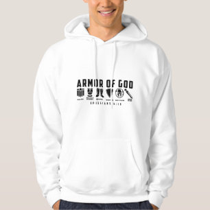 Armor av Gud Efesissar 6:10 Hoodie