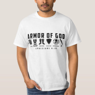 Armor av Gud Efesissar 6:10 T Shirt