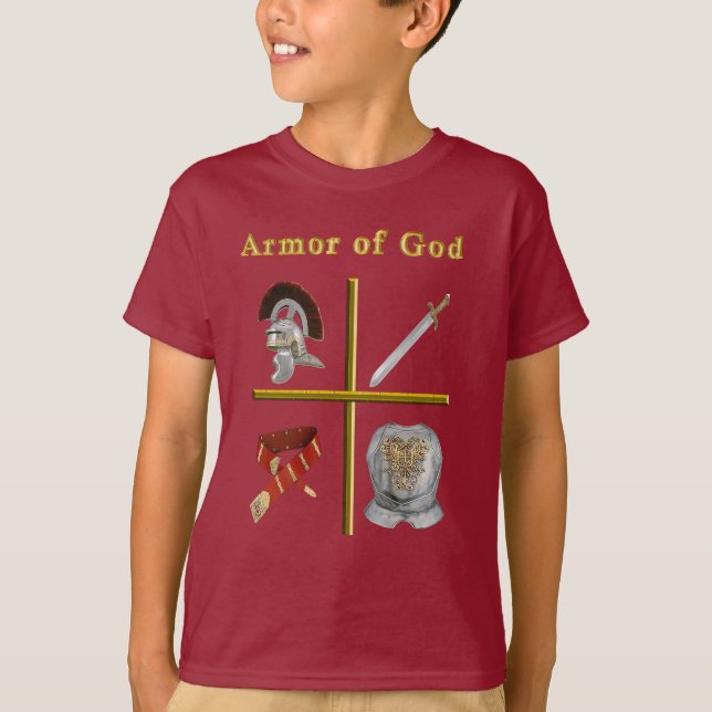 Armor av guds t-shirts (Framsida)