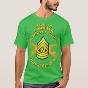 Armor Enförtecknade Command Sergeant Major CSM T Shirt