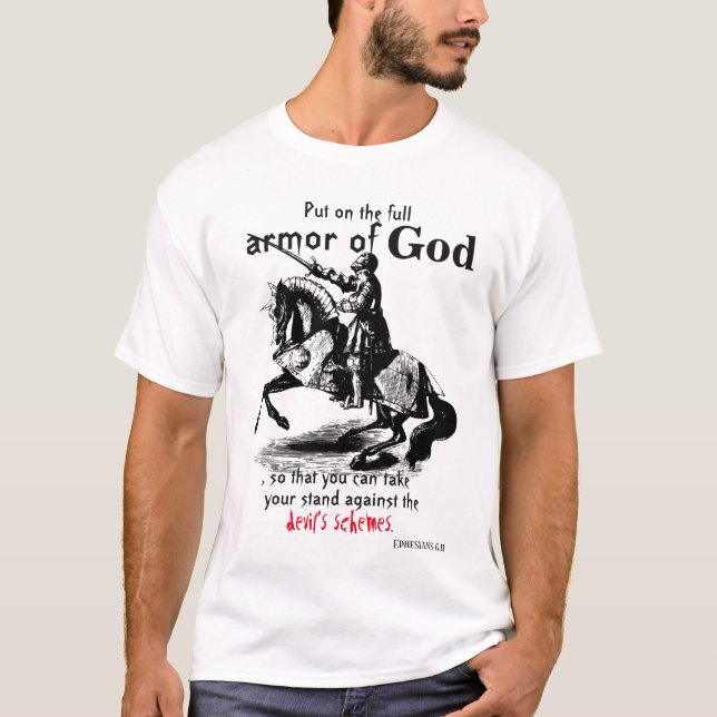 Armor Ephesian 6:11 T-Shirt (Framsida)