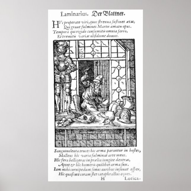 Armor Maker, graverad av Hartman Schopper Poster (Framsidan)