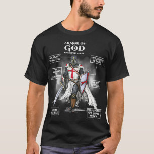 Armor of God Bible Verse Coolephesens 611 Christi T Shirt