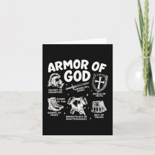 Armor till Gud Christian Battle Gear Bible Verse E Kort