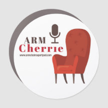 ArmOrdförande Expert Podcast Car Magnet