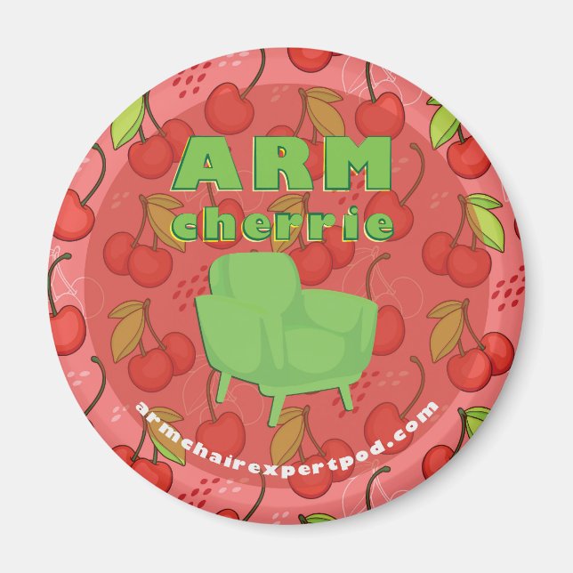 ArmOrdförande Expert Podcast Car Magnet (Framsidan)