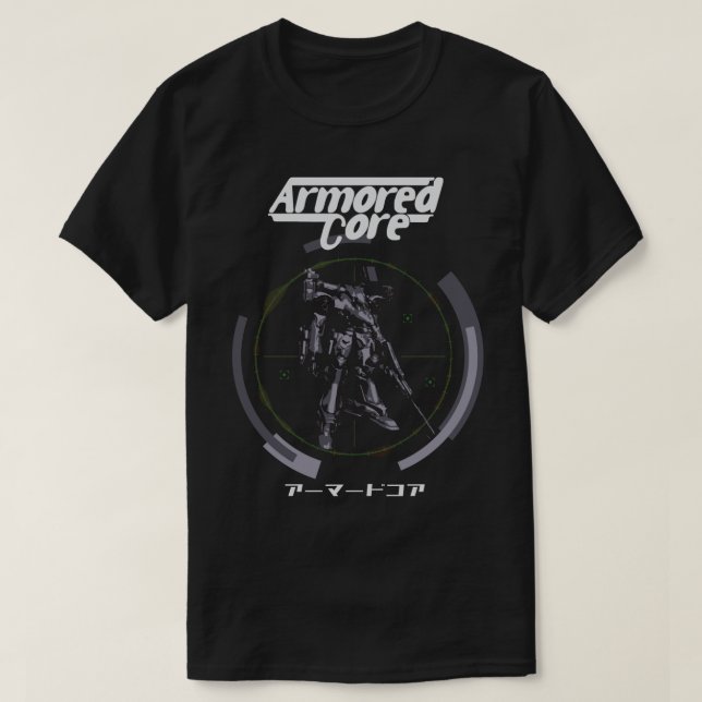 Armored Core - Mecha   T Shirt (Design framsida)