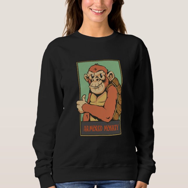 armored monkey t shirt (Framsida)