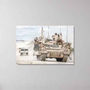 ARMORED PERSONEL CARRIER - M2 Bradley 24x36 Canvastryck