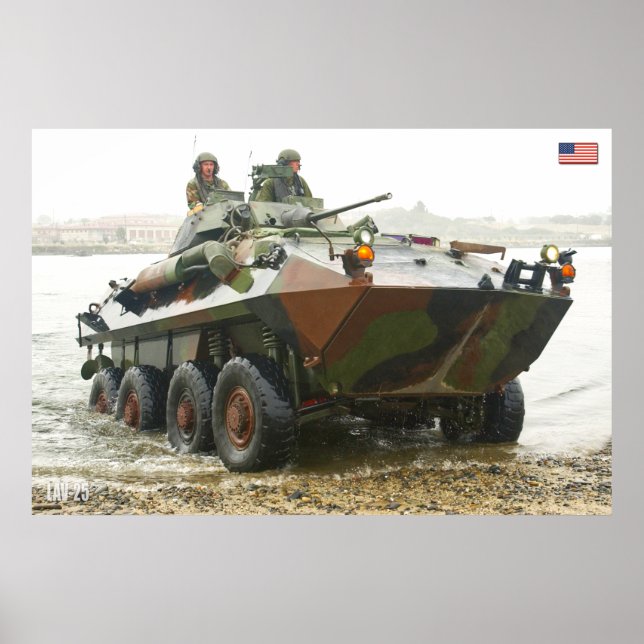 ARMORED PERSONNEL CARRIER - LAV-25 POSTER (Framsidan)
